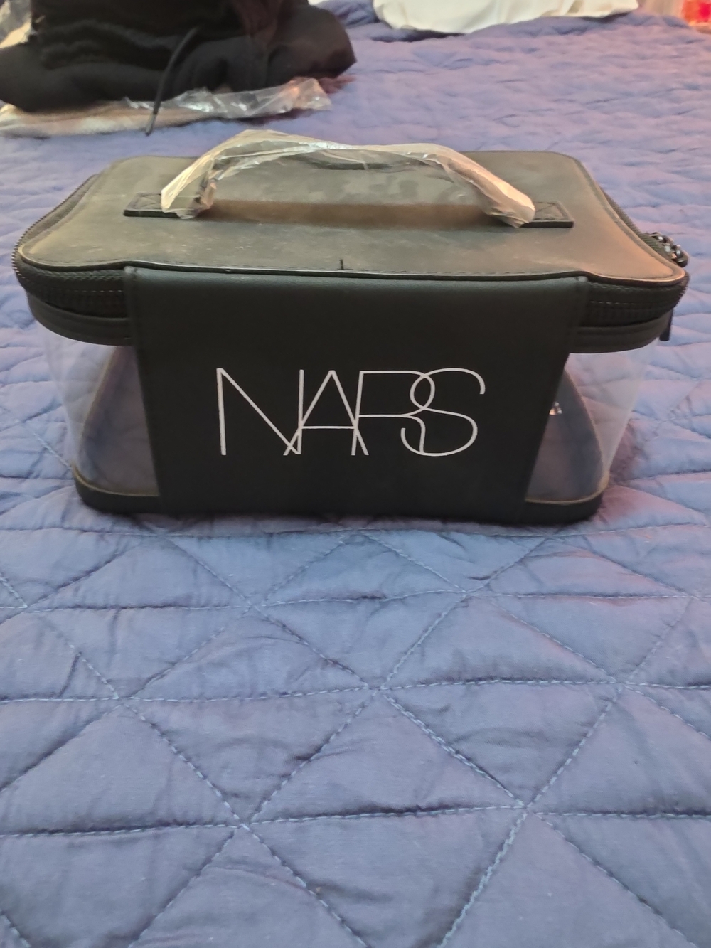 NARS Black Clear Cosmetic Bag 9x6x4 New